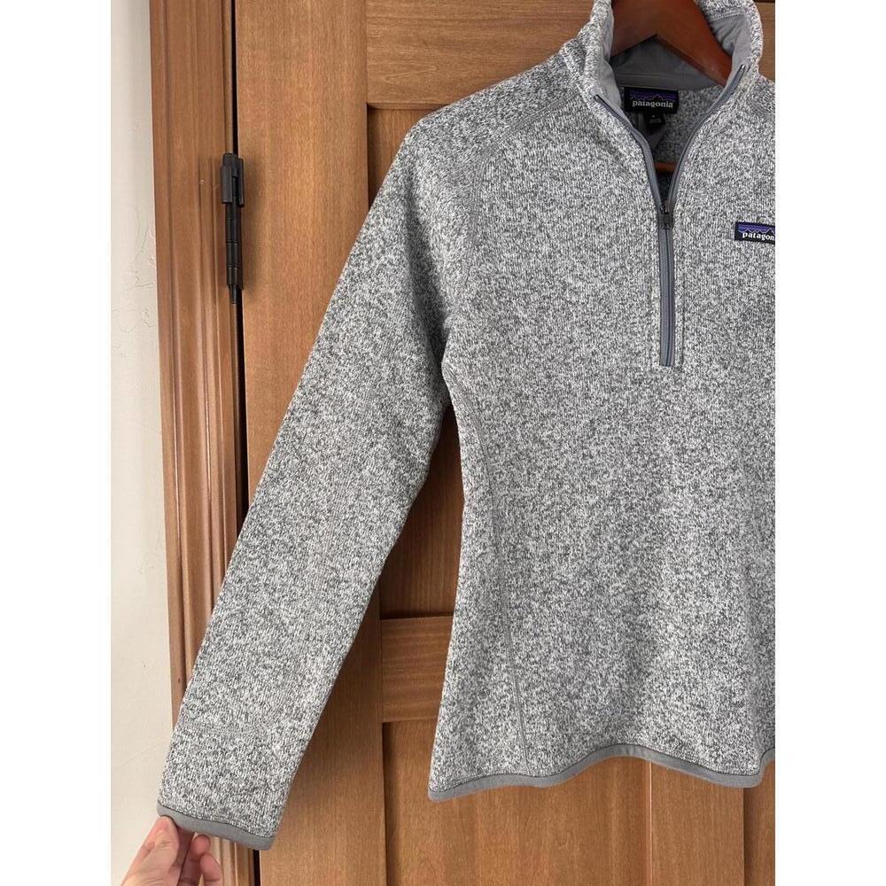 Patagonia Better Sweater 1/4-Zip Fleece Sweatshirt Gray Women’s size Small - Picture 2 of 12